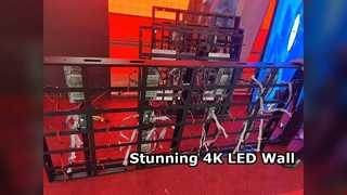Exhibición lisa video de la pared 3840Hz de HD 4K P3 LED