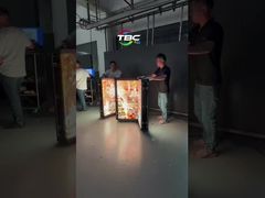 Mostrador de recepción LED plegable con 6 luces | Pantalla LED plegable portátil para eventos